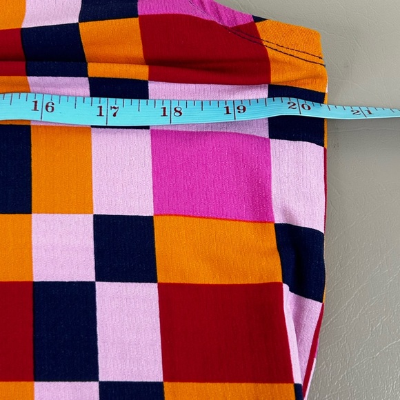 IBKUL Annalise Drawing Sleeveless UPF50+ Golf Dress Pink Blue Checker Medium - Picture 5 of 13